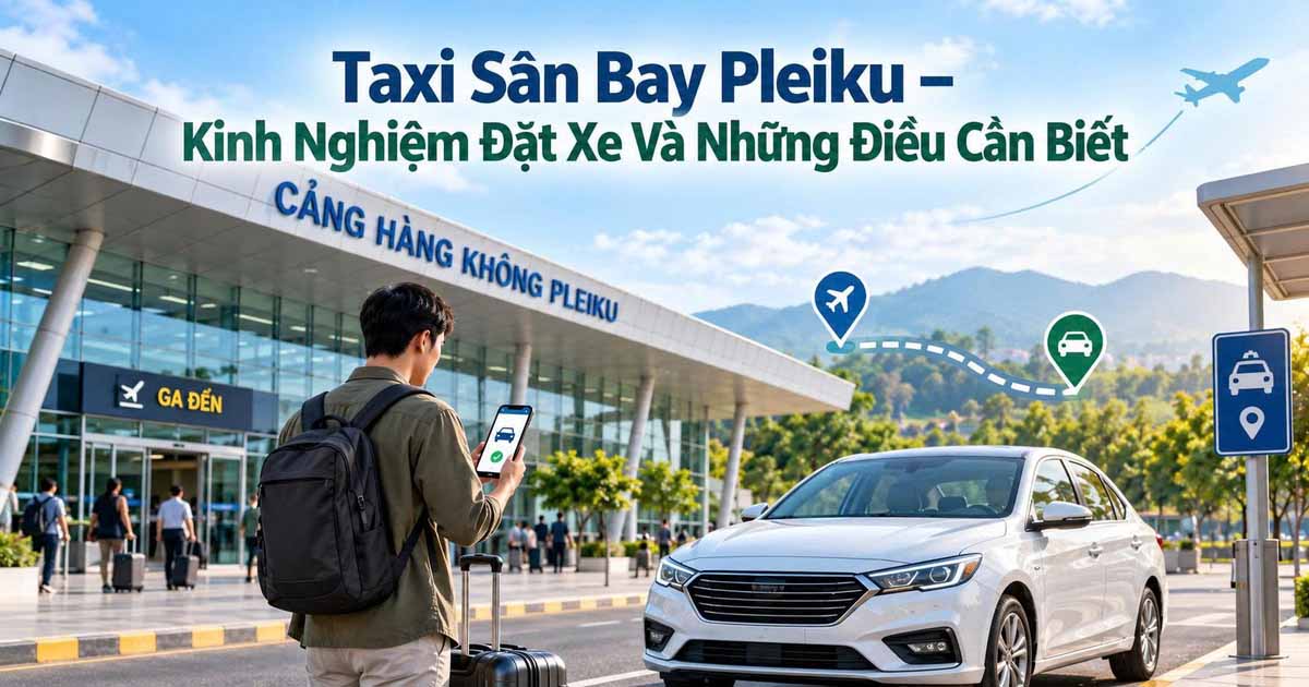 Taxi Sân Bay Pleiku – Kinh Nghiệm Đặt Xe Và Những Điều Cần Biết